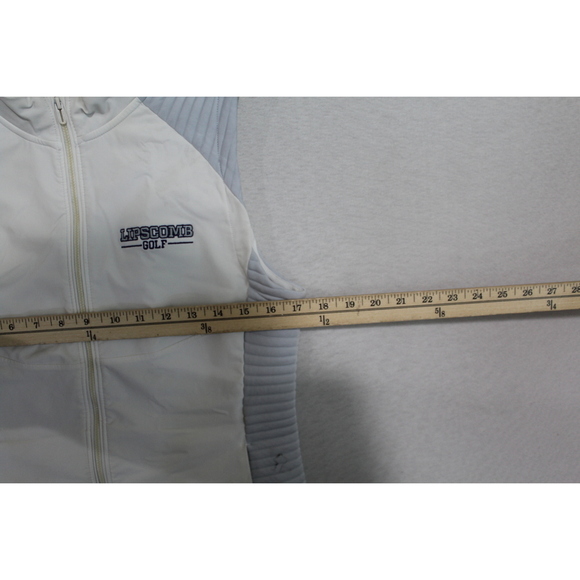 Under Armour Women White Gray Jacket Vest Lipscomb Golf Size Small - Picture 6 of 9